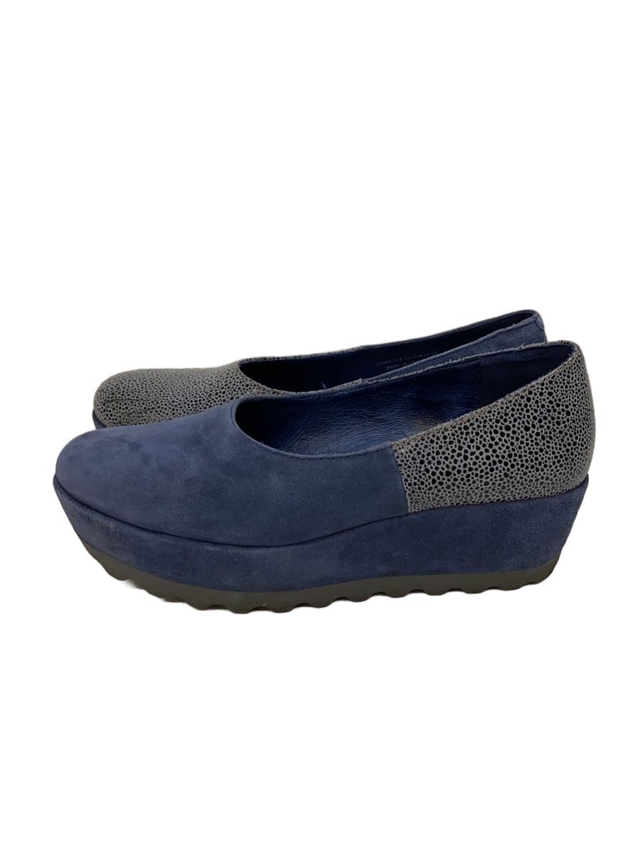 【中古】camper◆パンプス/37/BLU【シューズ】