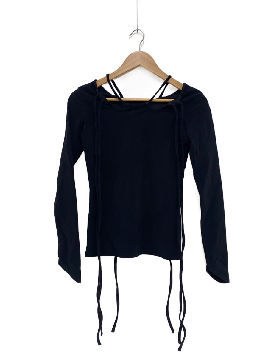 【中古】長袖カットソー/1/ナイロン/BLK/232080304//【レディース御召しもの】