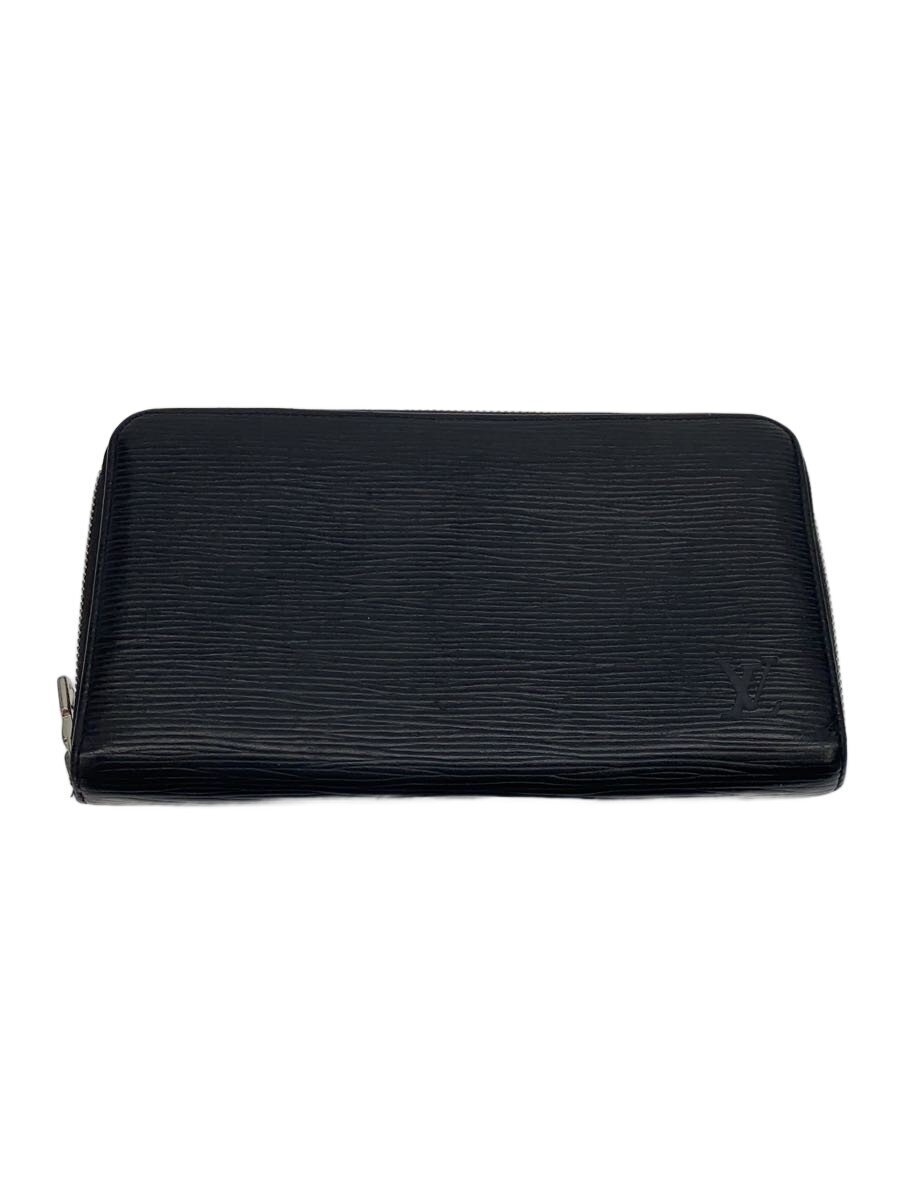 【中古】LOUIS VUITTON◆2)ジッピー・オーガナイザーNM_エピ/牛皮/BLK/メンズ【服飾雑貨他】