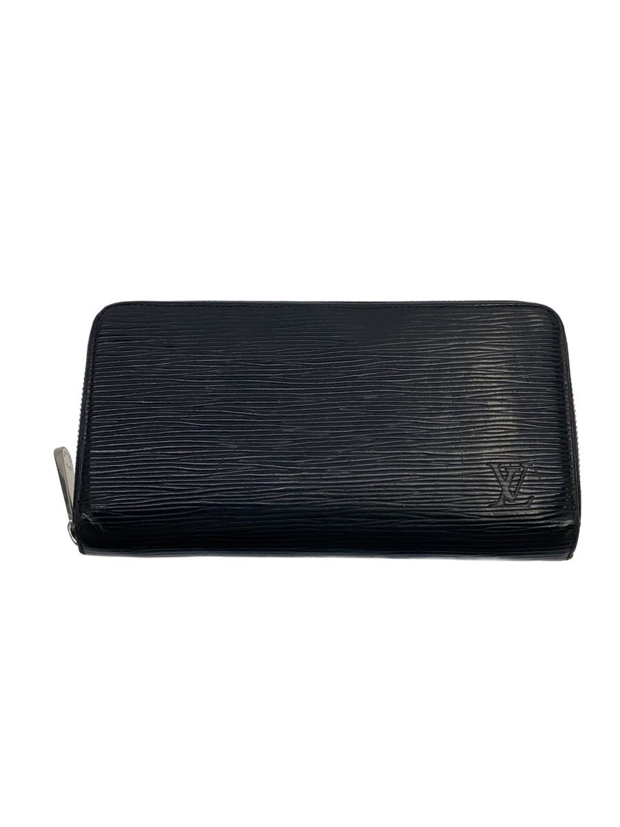 【中古】LOUIS VUITTON◆ジッピー・ウォレット_エピ/--/BLK/メンズ【服飾雑貨他】