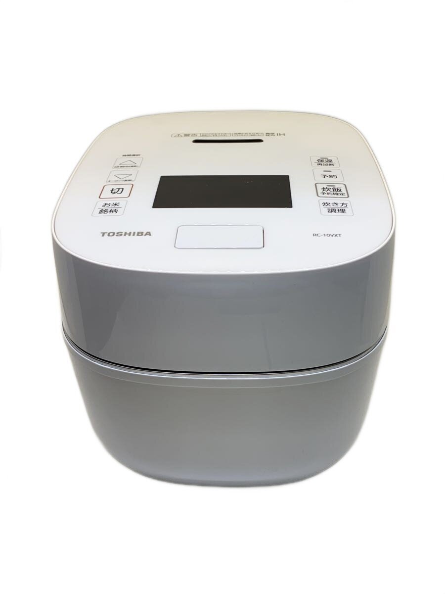 【中古】TOSHIBA◆炊飯器 RC-10VXT(W)【家電・視覚性・オーディオ】