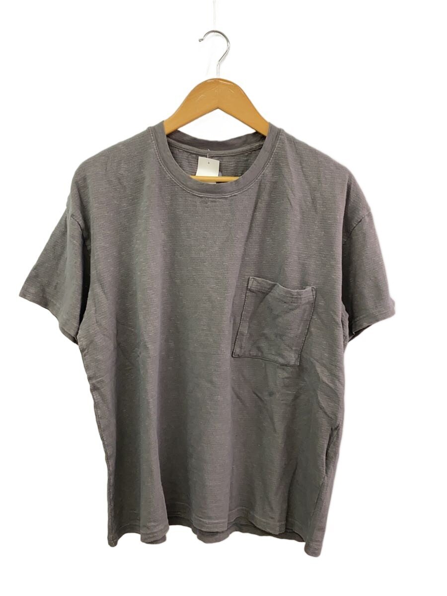 【中古】KAPITAL◆Amuse Knit Pocket T-Shirt/ティーシャツ/S/綿織物/GRY/EK-1410/? NULL ?【メンズウェア】