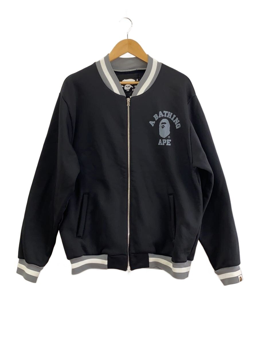 【中古】A BATHING APE◆プルオーバー/L/ナイロン/BLK//【メンズウェア】