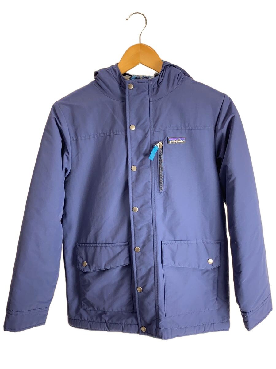 【中古】patagonia◆上衣/L/ナイロン/NVY/68460FA19/内ボア【キッズ】