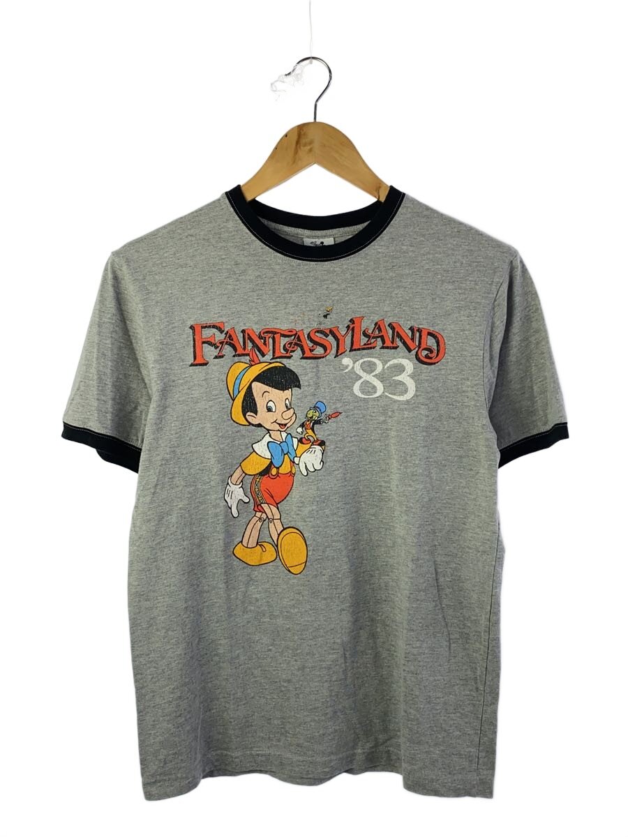【中古】Disney VINTAGE◆プルオーバー/S/綿織物/GRY/DT23012【メンズウェア】