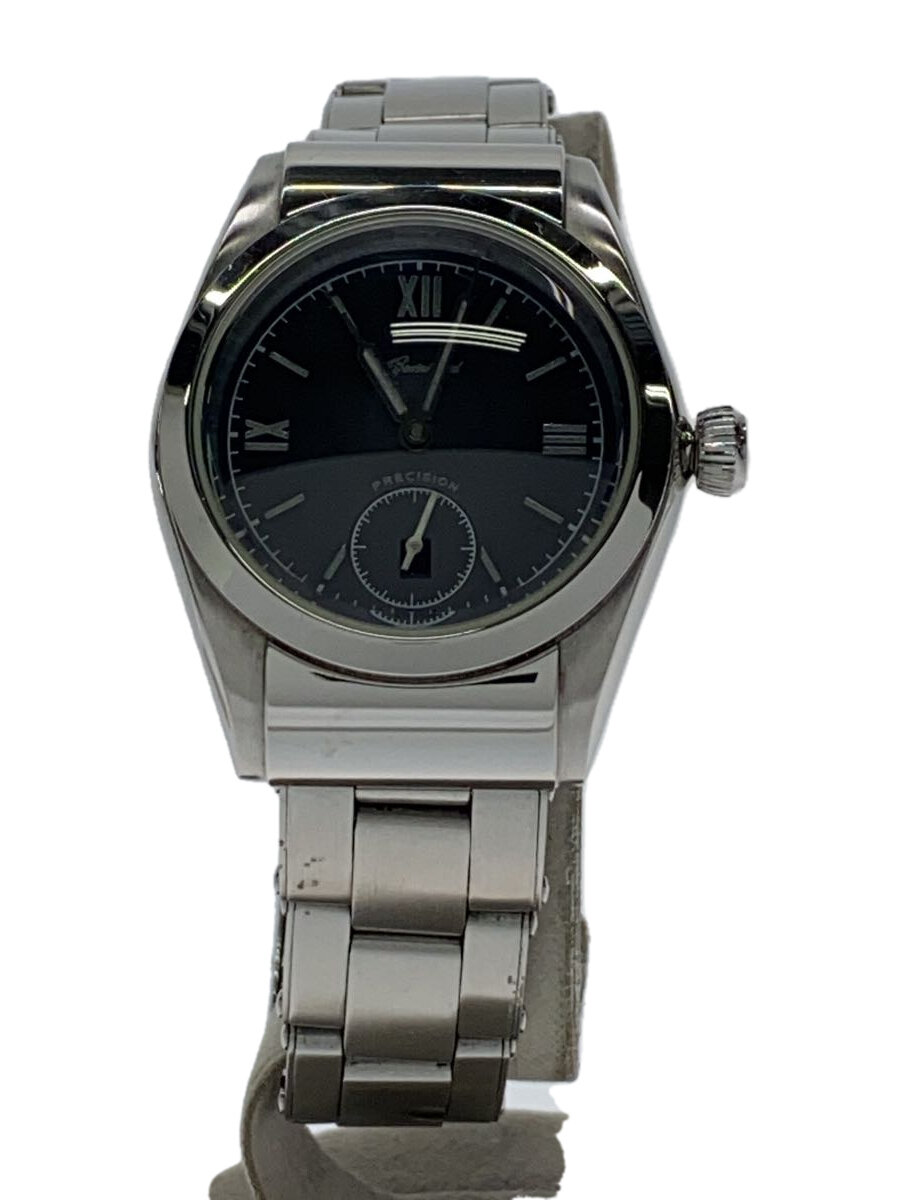 【中古】OLD JOE\u0026CO.◆BERNHARDT/WRISTWATCH/石英ウオッチ/アナログ/ステンレス鋼/黒いこと/しろがね色【服飾雑貨他】