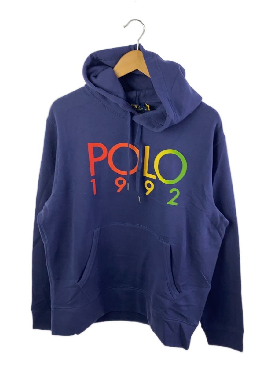 【中古】POLO RALPH LAUREN◆パーカー/L/綿織物/NVY【メンズウェア】
