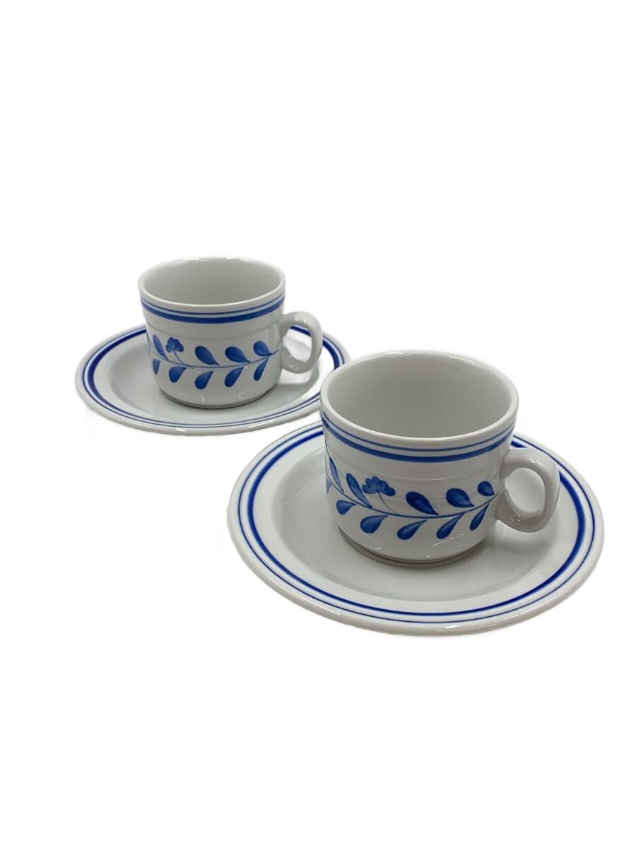 【中古】Richard Ginori◆カップ&ソーサー/4点セット/WHT【キッチン用品】