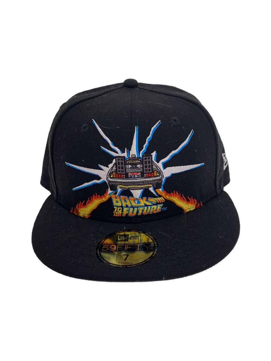 【中古】NEW ERA◆旗がしら/7/羊毛/BLK/メンズ【服飾雑貨他】