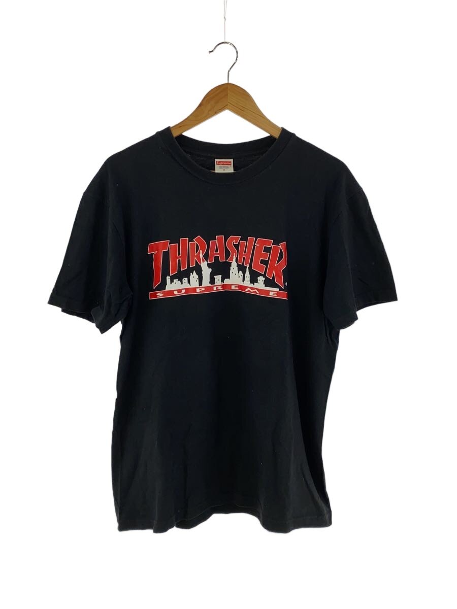 【中古】Supreme◆プルオーバー/M/綿織物/BLK【メンズウェア】
