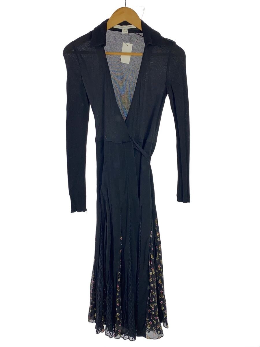 【中古】DIANE von FURSTENBERG◆長袖ワンピース/0/レーヨン/BLK【レディースウェア】｜2ｎｄ STREET 店