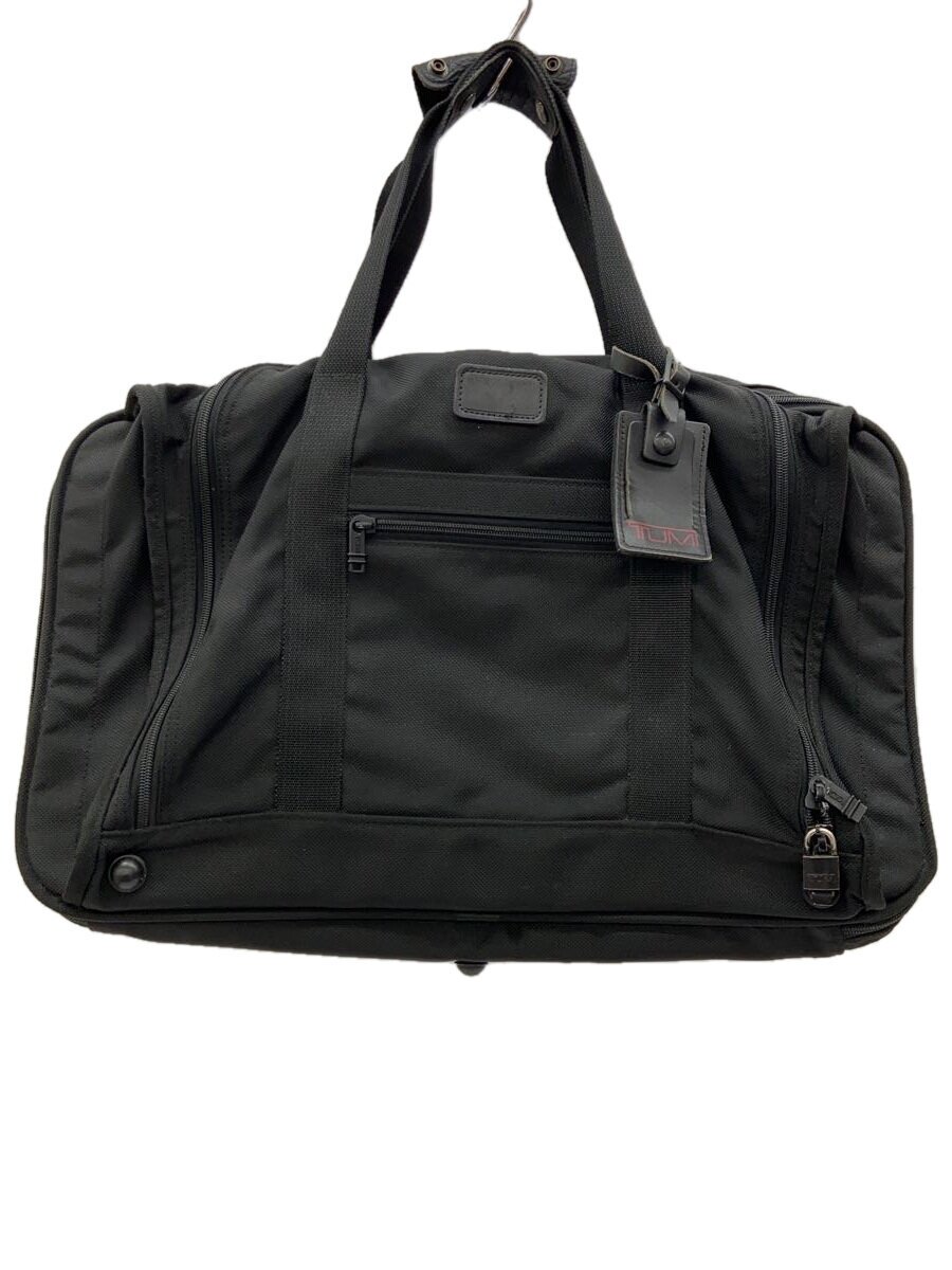 【中古】TUMI◆ボストンバッグ/ポリエステル/BLK【御徒面子】