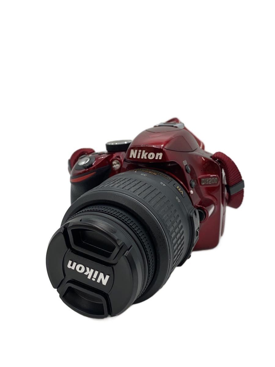 【中古】Nikon◆デジタル一眼カメラ D3200 18-55 VR レンズキット [レッド]//【カメラ】｜2ｎｄ STREET 店