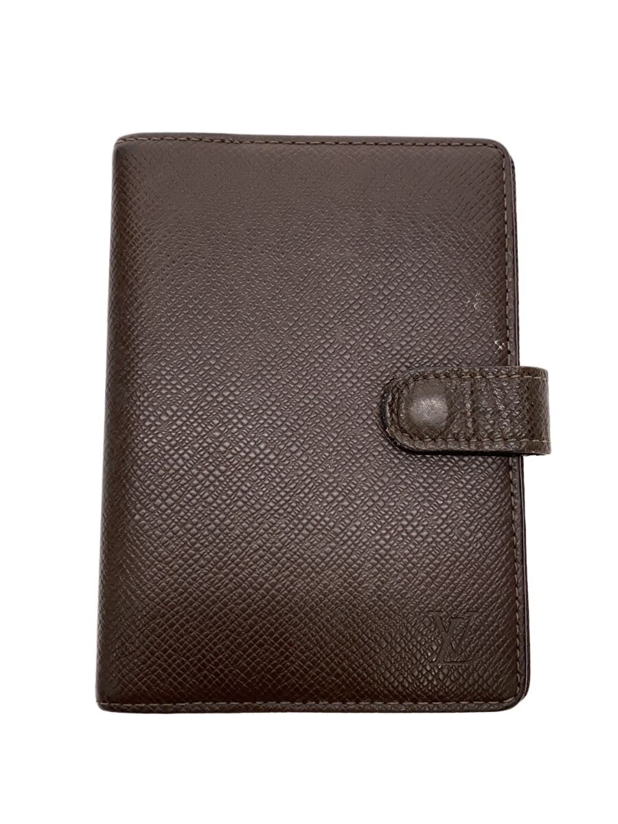 【中古】LOUIS VUITTON◆会議事項PM_引き分けガ/なめし革/BRW/メンズ【服飾雑貨他】