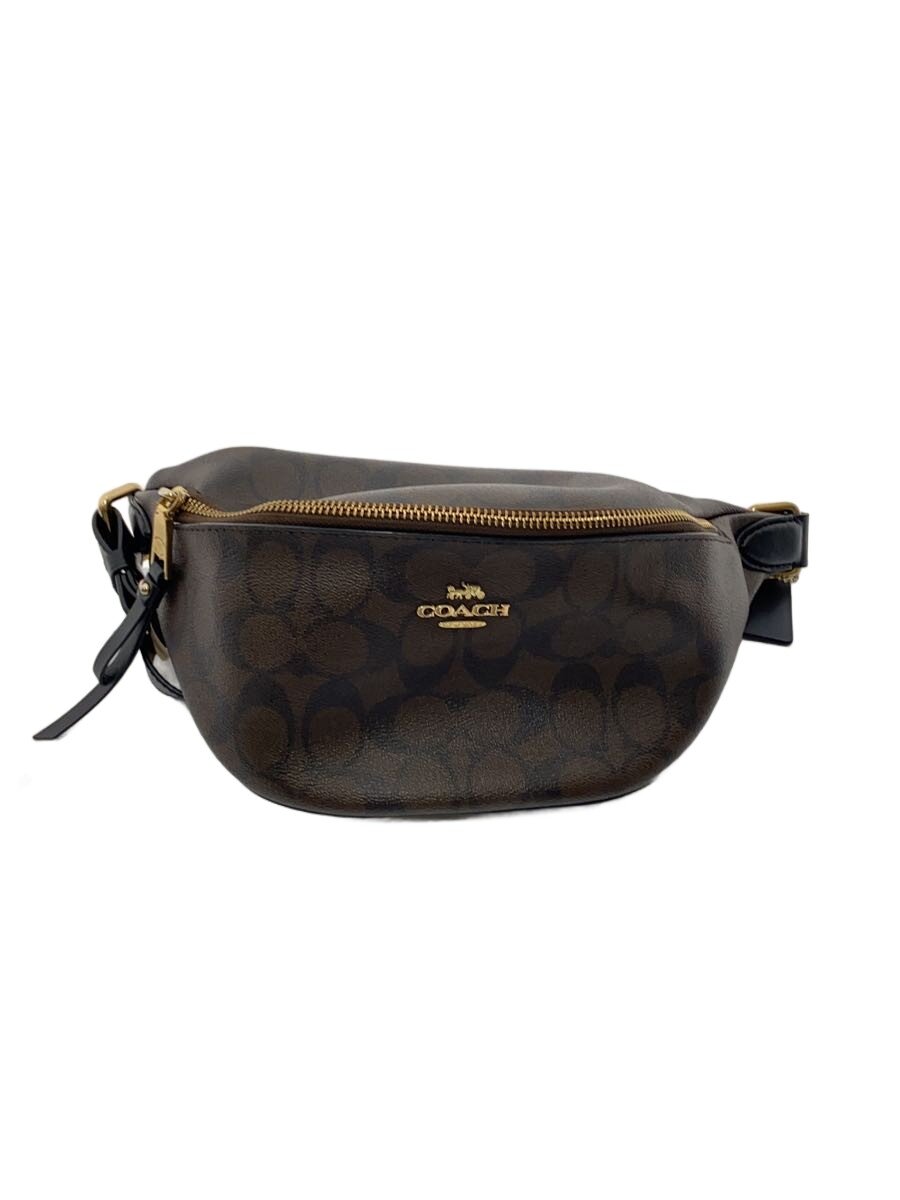 【中古】COACH◆酉の方角御徒面子/なめし革/BRW/F48740【御徒面子】