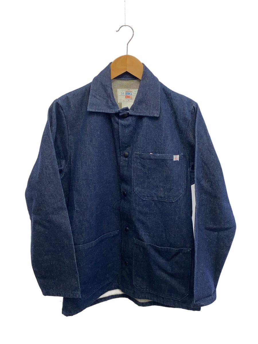 【中古】Big bill◆80s/カナダ製/押しかぶせるオール/34/ジーンズ/インディゴ【メンズウェア】