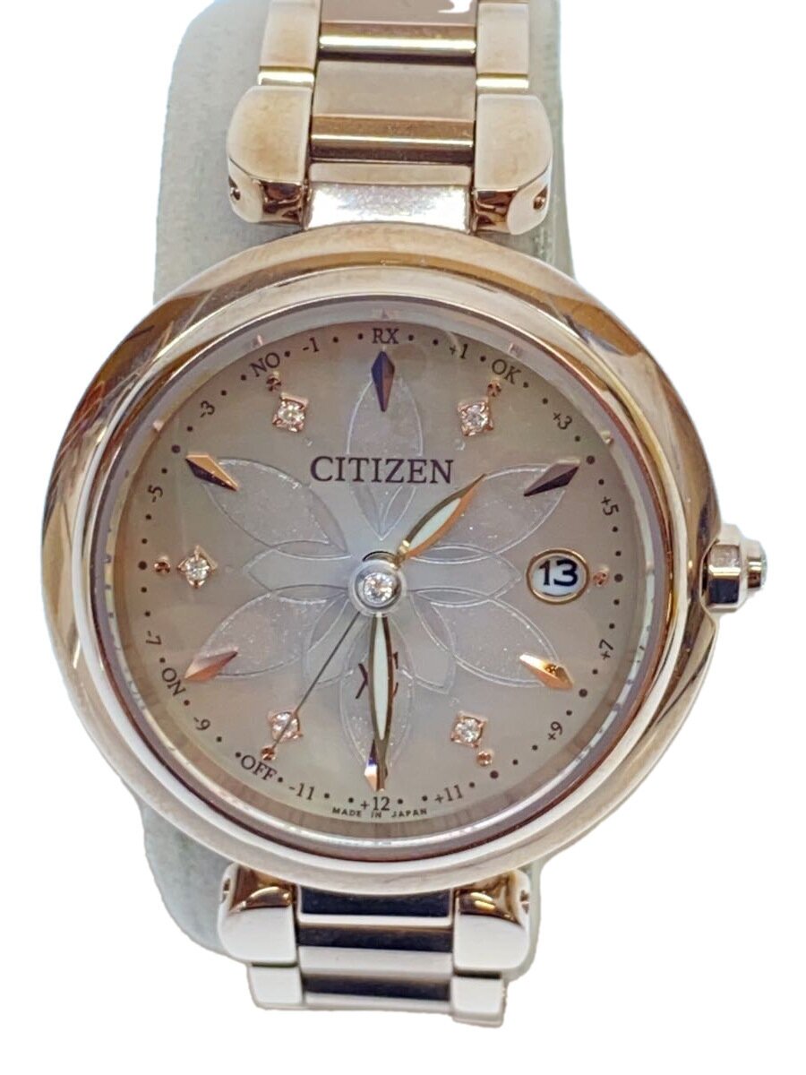 【中古】CITIZEN◆石英ウォッチ/アナログ/チタン/SLV/GLD/H060-A1CTL0B【服飾雑貨他】