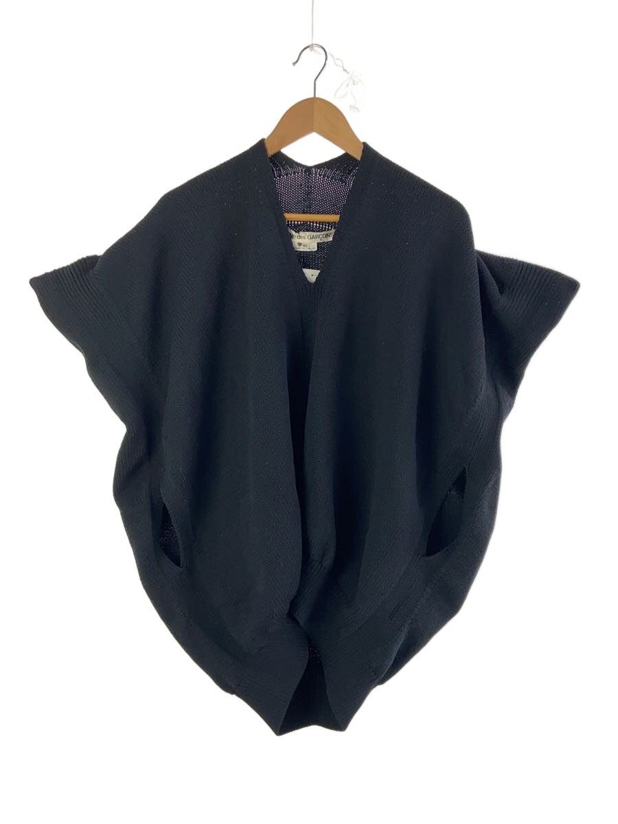 【中古】COMME des GARCONS◆D1/ニットベスト/XS/ポリエステル/BLK/GO-N007/AD2024【レディースウェア】｜2ｎｄ STREET 店
