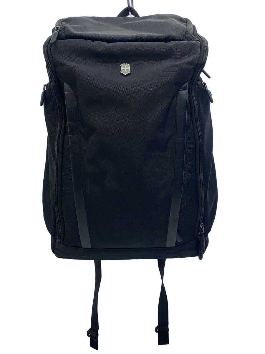 【中古】VICTORINOX◆背嚢/ナイロン/BLK/無地/602153【御徒面子】