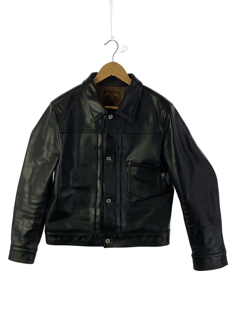 【中古】VELUOKLDLY/レザージャケット・ブルゾン/L/馬革/BLK/T1615-2006//【メンズウェア】|2nd STREET 店