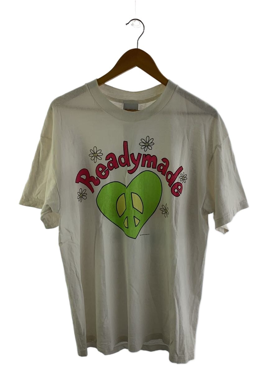 【中古】READYMADE◆プルオーバー/L/綿織物/白いこと/RE-CO-WH-00-00-275/SS T THIS IS MY T/汚れた状態有【メンズウェア】