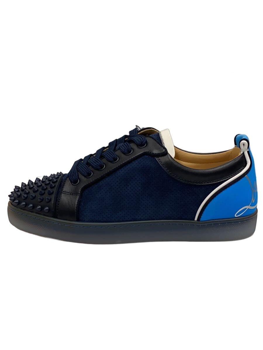 【中古】Christian Louboutin◆ローカットスニーカー/42/BLU/louis junior spikes//【シューズ】