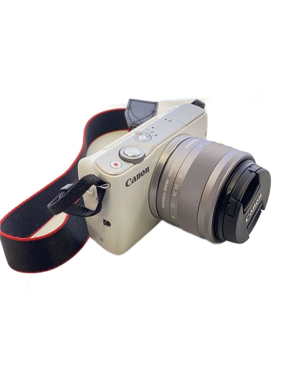 【中古】CANON◆デジタル一眼カメラ EOS M10 ダブルレンズキット [ホワイト]【カメラ】