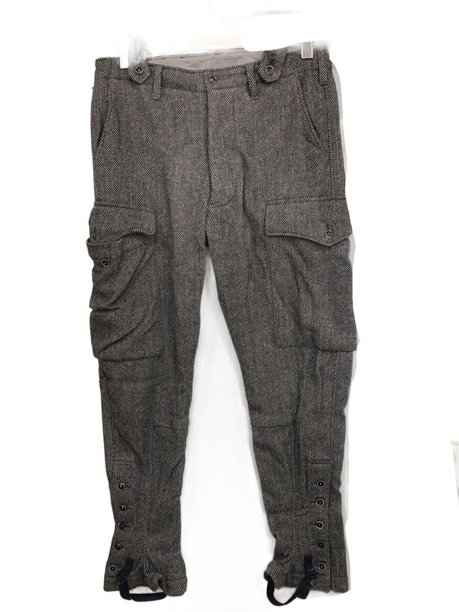 【中古】Needles◆カーゴパンツ/S/ウール/GRY/ヘリンボーン【メンズウェア】|2nd STREET 店