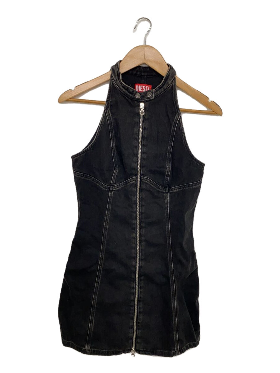 【中古】DIESEL◆ノースリーブ衣裳/S/ジーンズ/IDG/無地/DE-LULU-SHORT/Denim dress//【レディース御召しもの】