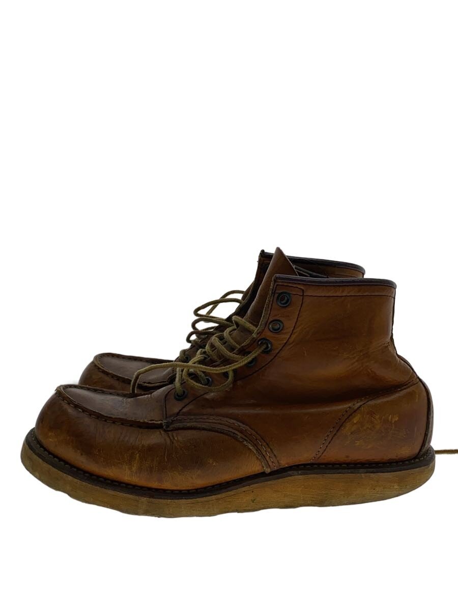 【中古】RED WING◆レースアップブーツ/--/BRW/なめし革/875【シューズ】