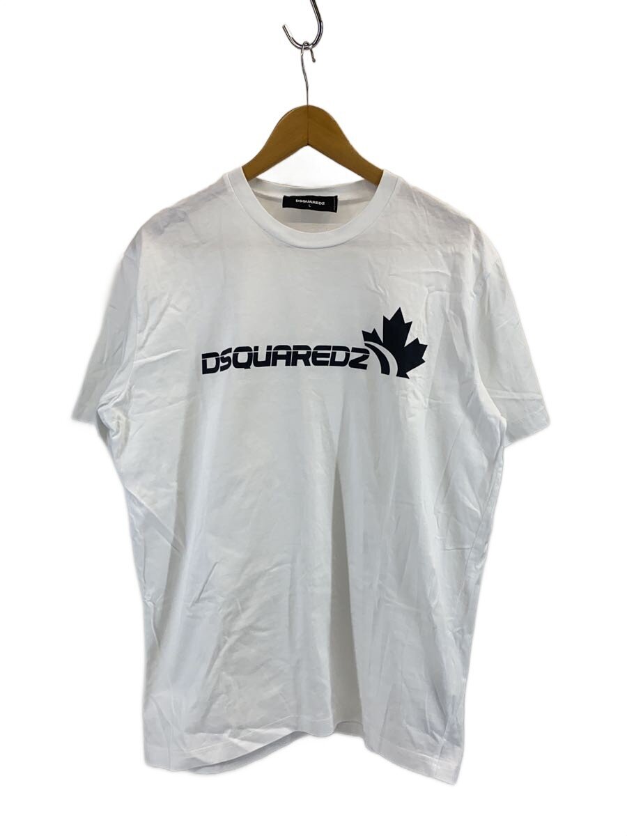 【中古】DSQUARED2◆プルオーバー/L/綿織物/WHT/S71GD1278【メンズウェア】