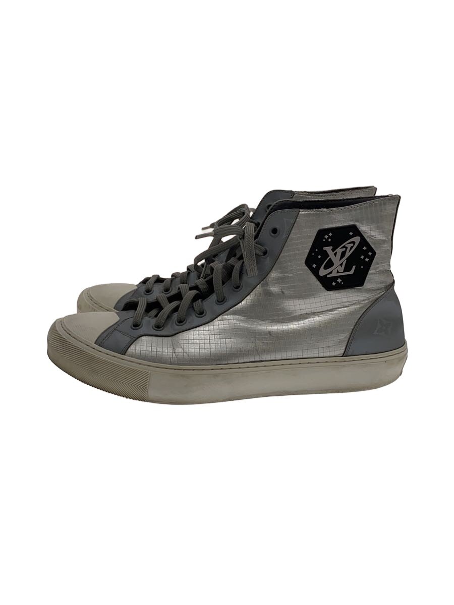 【中古】LOUIS VUITTON◆ハイカットスニーカー/UK7.5/SLV/FD0198【シューズ】