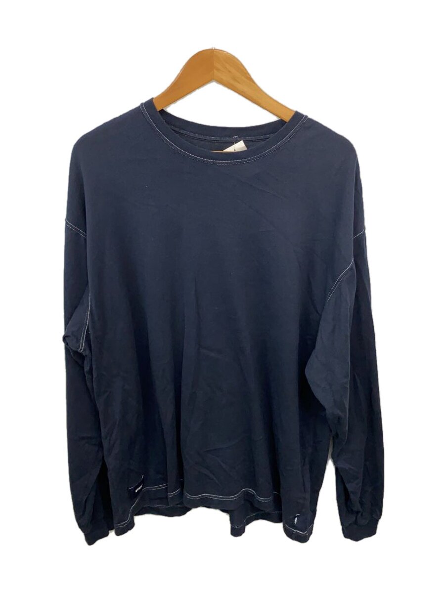 【中古】WTAPS◆長袖プルオーバー/3/綿織物/NVY/212ATDT-CSM22【メンズウェア】