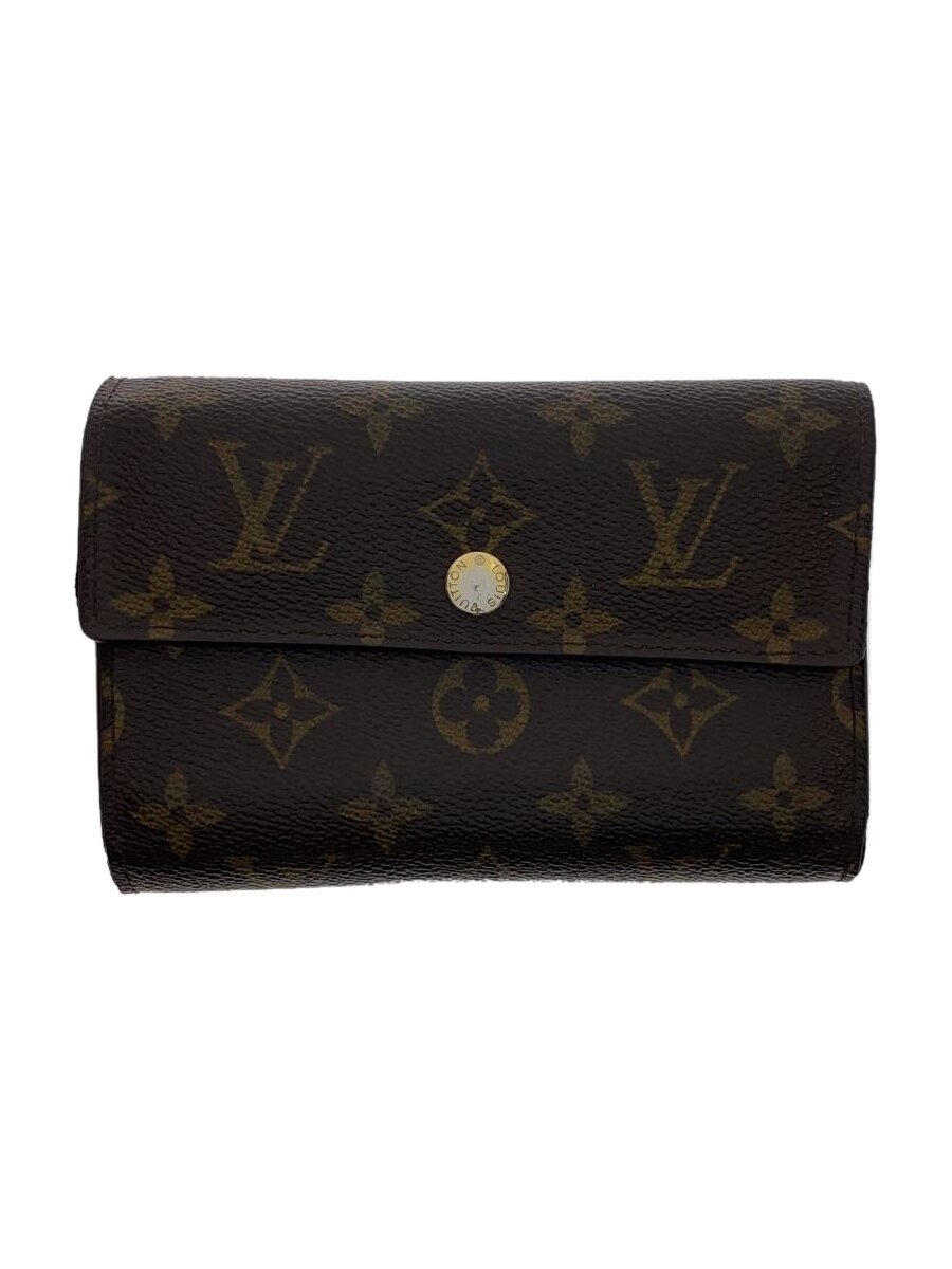 【中古】LOUIS VUITTON◆ポルト・フォイユ・アレクサンドラ_モノグラム・キャンバス_BRW/PVC/BRW/モノグラム/レディース//【服飾雑貨他】｜2ｎｄ STREET 店