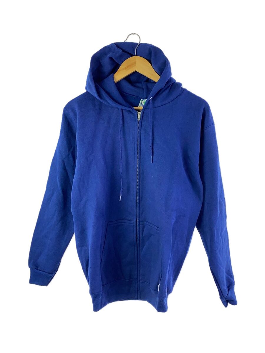 【中古】DISCUS◆90s ZIP HOODIE/M/BLUE//【メンズウェア】