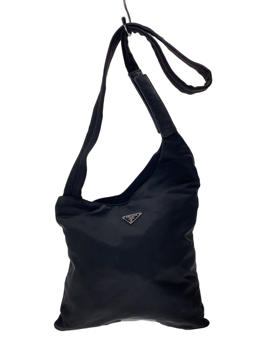 【中古】PRADA◆ショルダーバッグ/ナイロン/BLK/無地【バッグ】｜2ｎｄ STREET 店