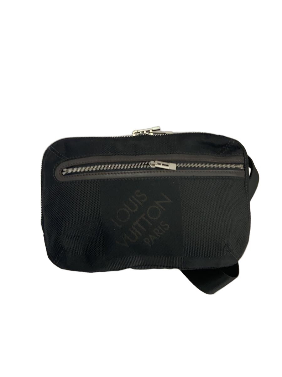 【中古】LOUIS VUITTON◆アルシェ_ダミエ・ジェアン_BLK/ナイロン/BLK【御徒面子】