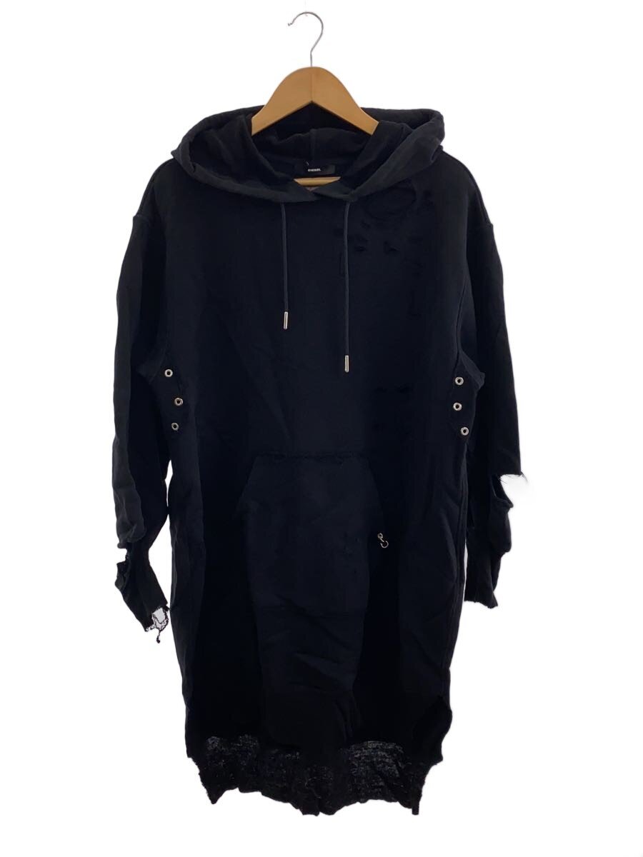 【中古】DIESEL◆brave/不都合製作/ボンネット衣装/S/綿織物/BLK/無地【レディース御召しもの】