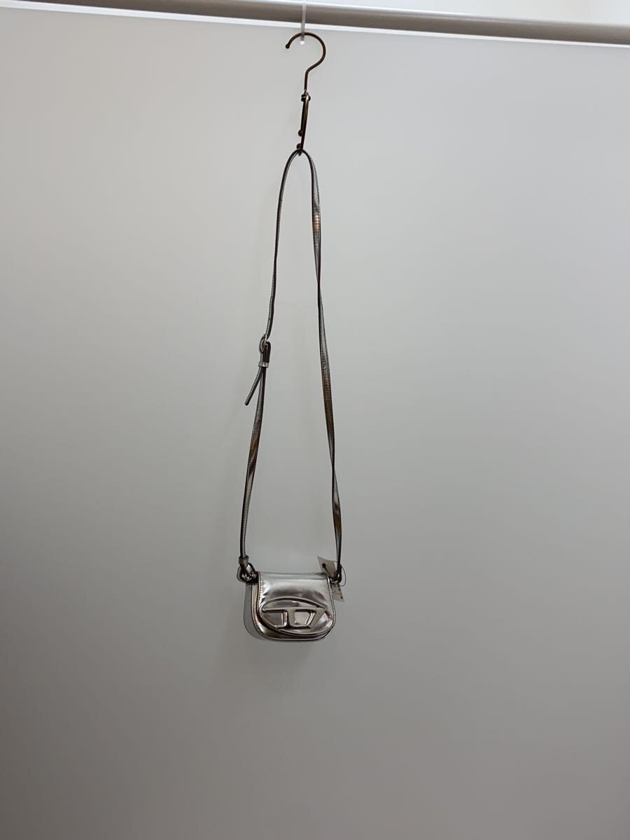 【中古】DIESEL◆ショルダーバッグ/PVC/しろがね色/無地/XO8957//【御徒面子】