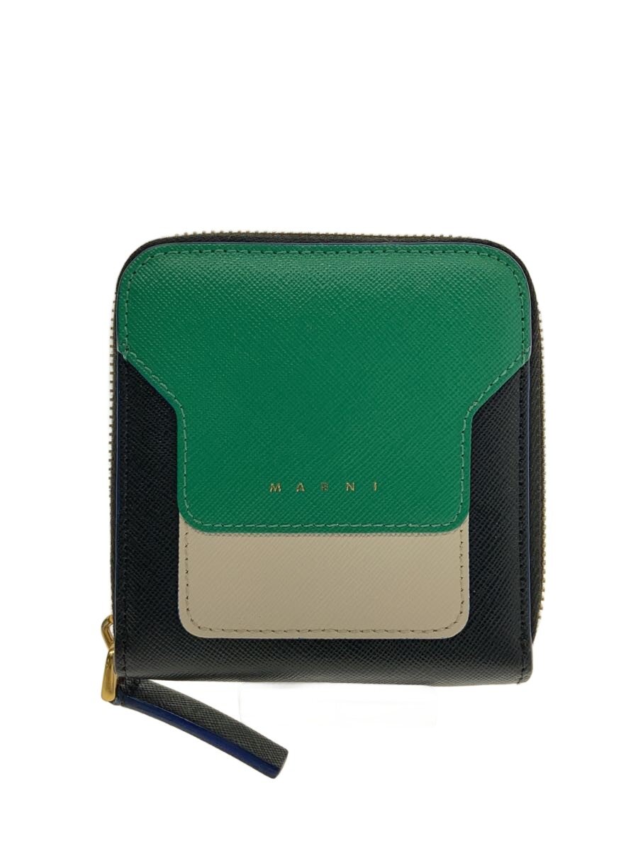 【中古】MARNI◆財布/レザー/GRN/レディース/PFMOQ09U【服飾雑貨他】｜2ｎｄ STREET 店