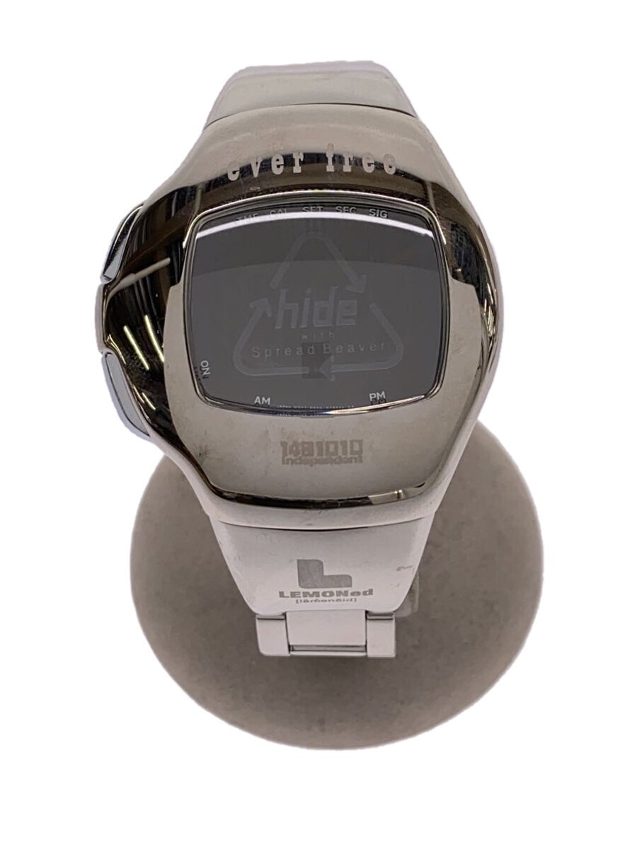 【中古】CITIZEN◆石英ウオッチ/デジタル/--/SLV/SLV/D400-S69519【服飾雑貨他】