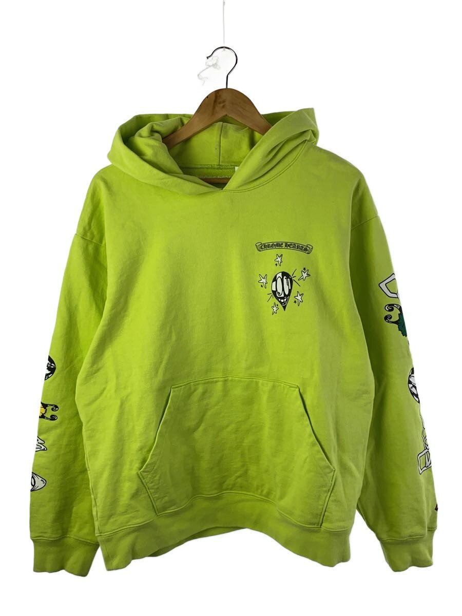 【中古】CHROME HEARTS◆MATTY BOY PPO CHAIN GAME HOODIE/パーカー/XL/綿織物/GRN【メンズウェア】