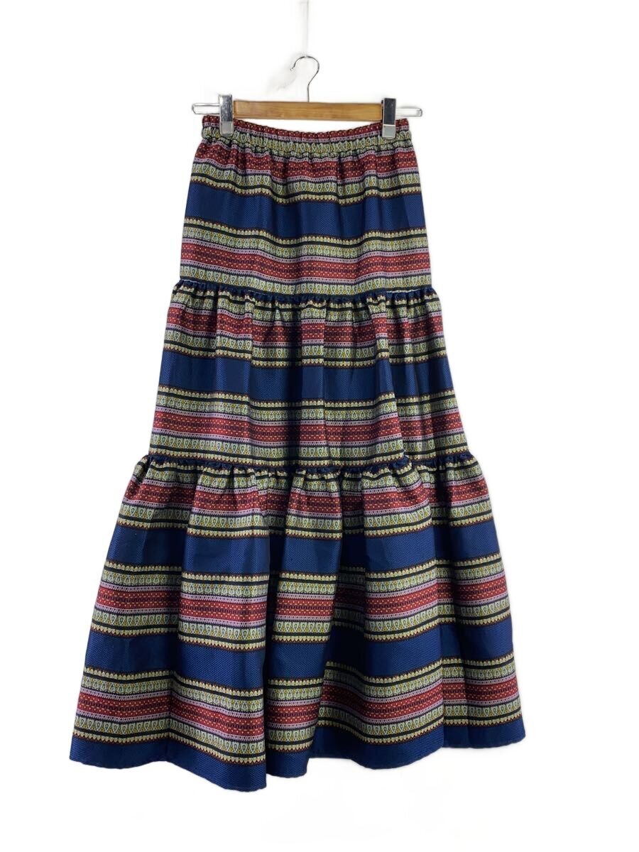 【中古】DOUBLE STANDARD CLOTHING◆スコート/38/ポリエステル/マルチ色合い/総柄/0202-230-233【レディースお召しもの】