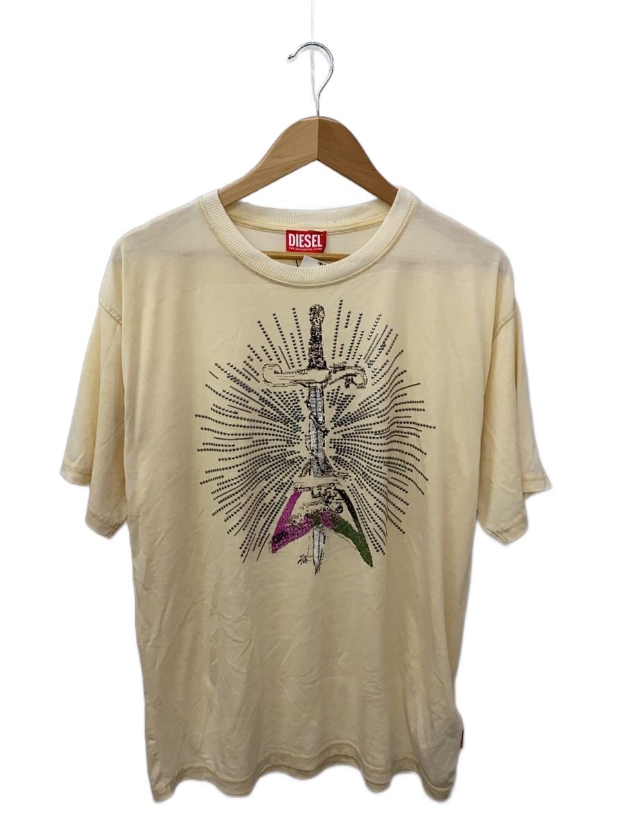 【中古】DIESEL◆プルオーバー/XS/綿織物/BEG/T-BOXT-T18【メンズウェア】