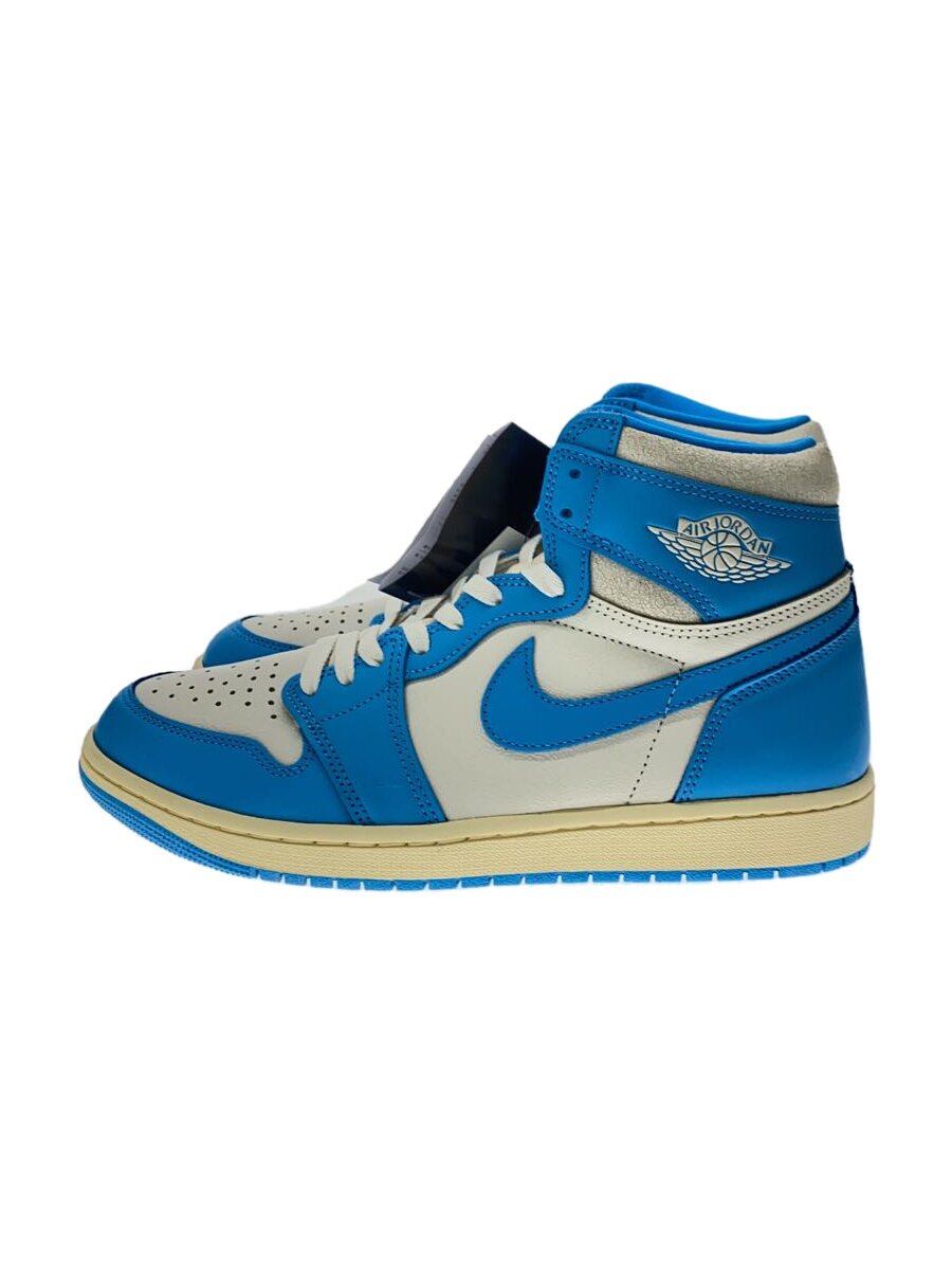 【中古】NIKE◆AIR JORDAN 1 HIGH OG UNC Reimagined/28.5糎/BLU/DZ5485-402【シューズ】