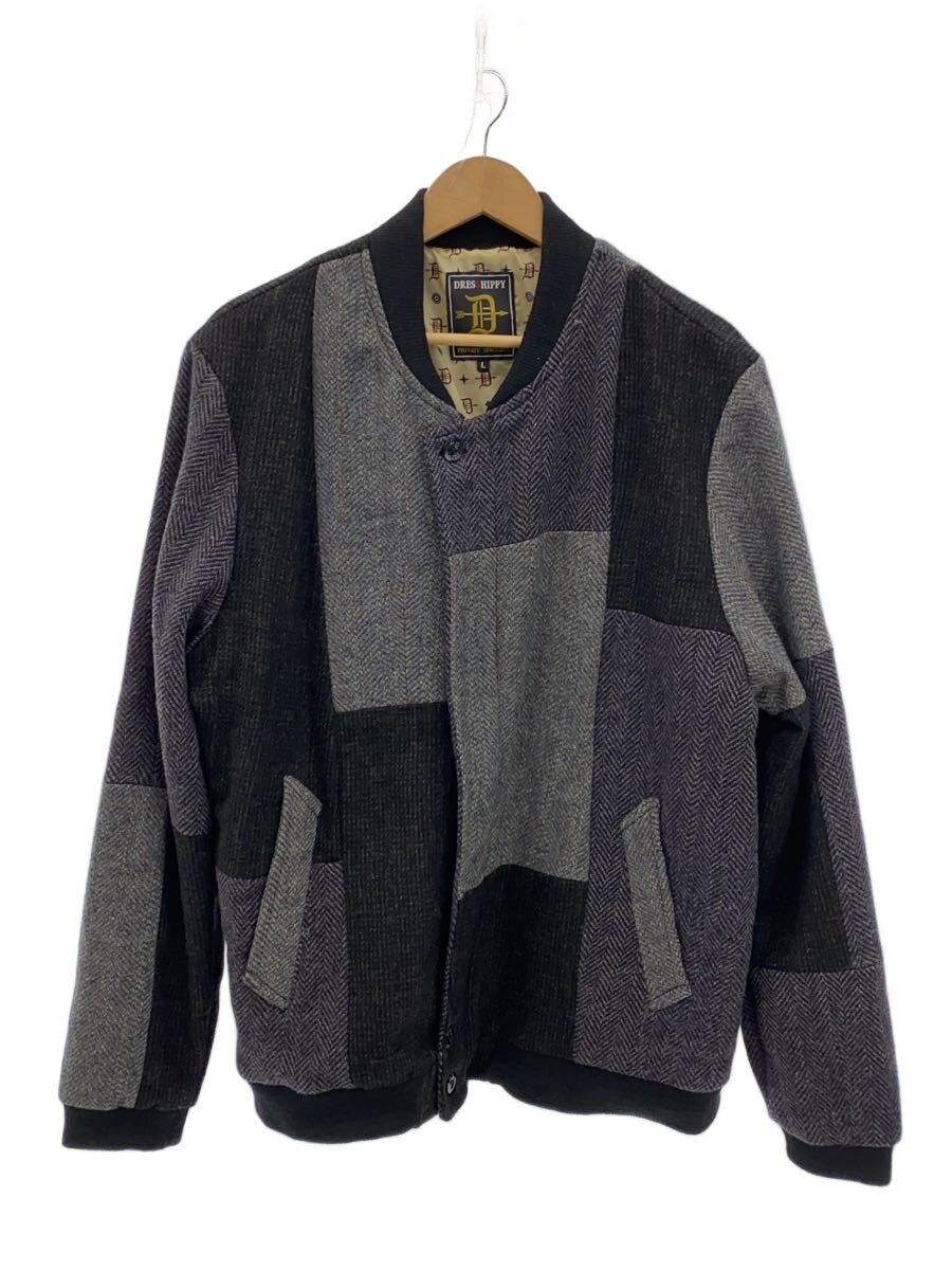 【中古】Dress hippy◆ブルゾン/L/ウール/GRY【メンズウェア】|2nd STREET 店