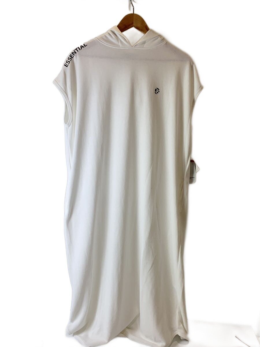 【中古】DOUBLE STANDARD CLOTHING◆ノースリーブ衣装/38/ポリエステル/WHT/無地/2501-060-213【レディース御召しもの】