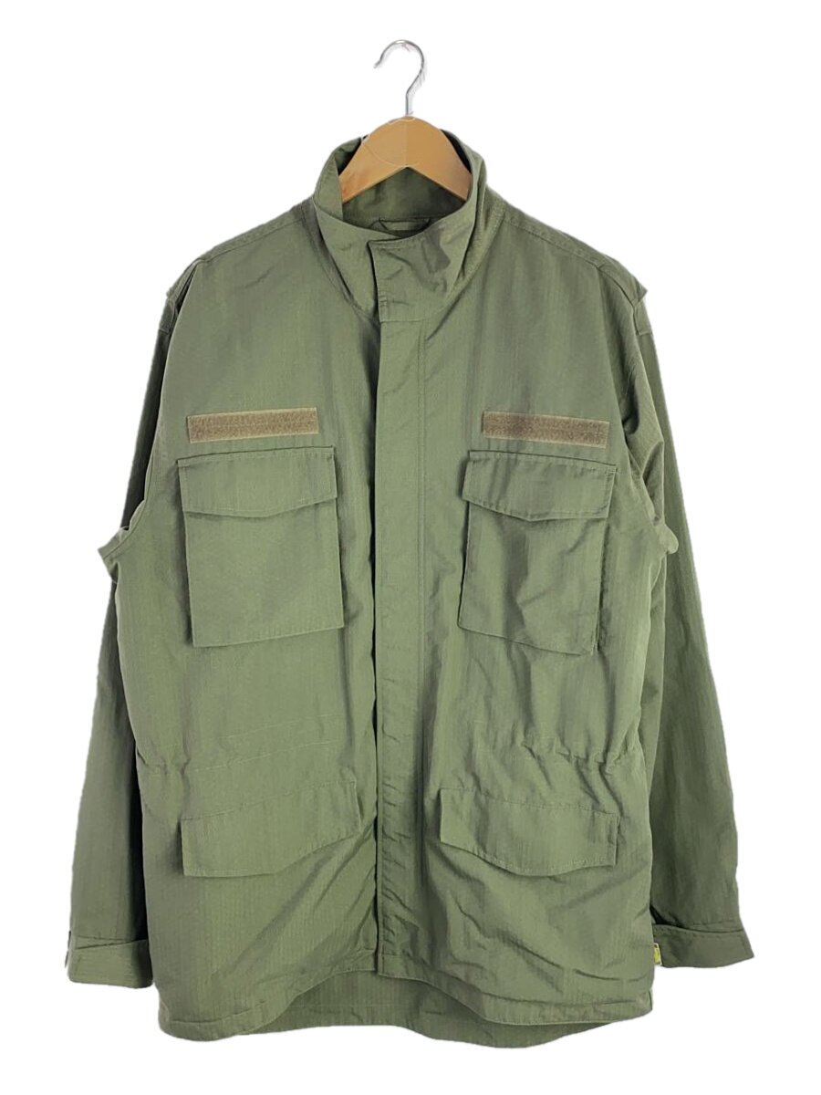 【中古】STUSSY◆ミリタリージャケット/L/ナイロン/KHK/90s/紺タグ【メンズウェア】|2nd STREET 店