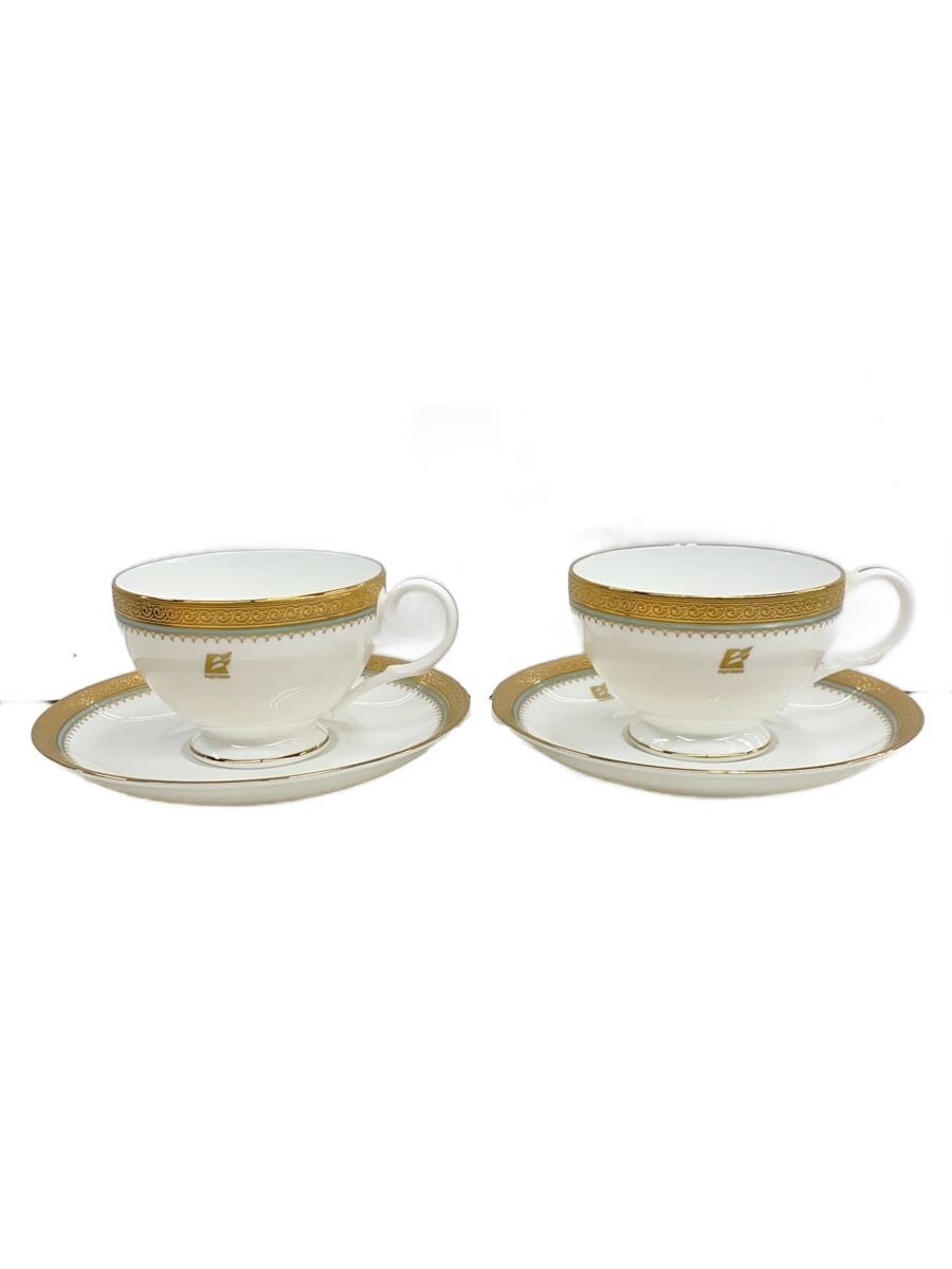 【中古】Noritake◆カップ&ソーサー/2点セット/WHT【キッチン用品】