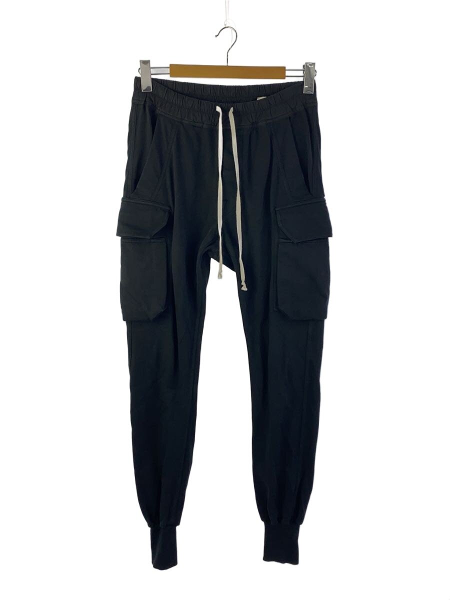 【中古】RICK OWENS DRKSHDW◆カーゴパンツ/XS/綿織物/BLK/DU01B7386-RIG【メンズウェア】